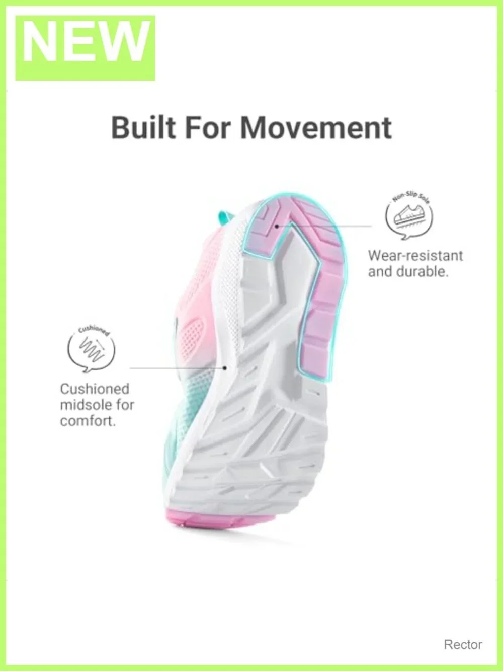 Girls Running Sneakers Mesh Lightweight Athletic Shoes Hook Loop